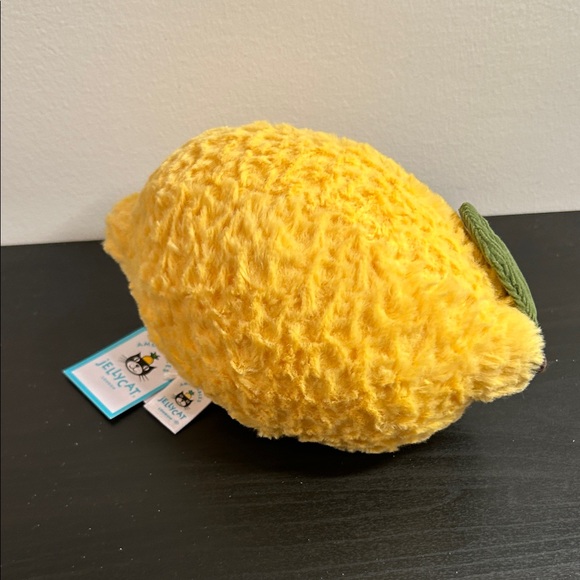 Rare/Jellycat Sunny Lemon Plush with Green Leaf - Picture 3 of 4